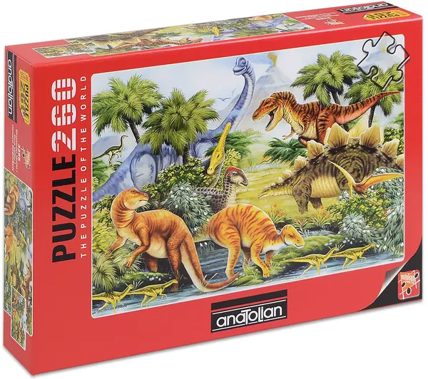 Puzzle Anatolian din 260 de piese - Valea dinozaurilor I, Howard Robinson