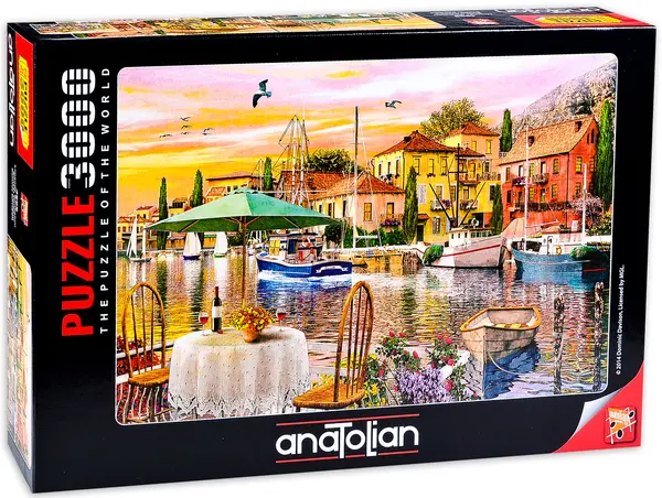 Puzzle Anatolian din 3000 de piese - Apus in port, Dominic Davison