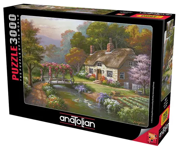 Puzzle Anatolian din 3000 de piese - Casa cu trandafiri