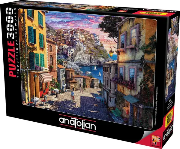 Puzzle Anatolian din 3000 piese - Apus peste coasta Italiei