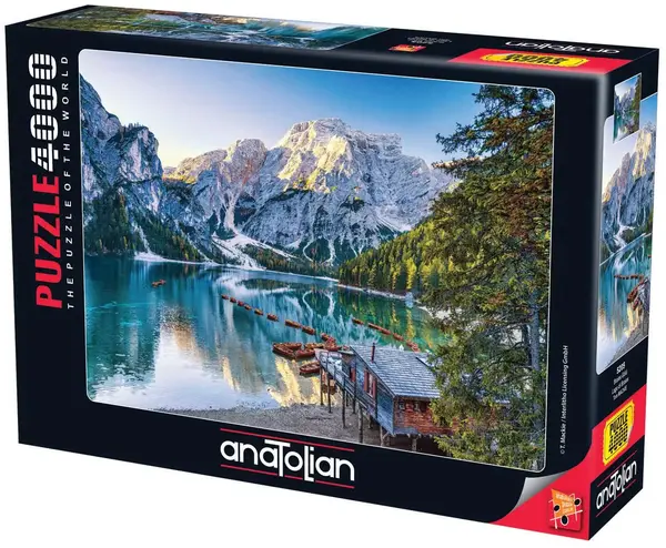 Puzzle Anatolian din 4000 piese - Lacul Braies