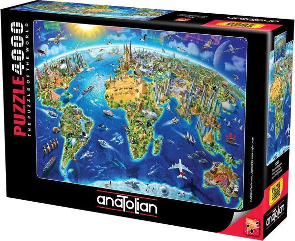 Puzzle Anatolian din 4000 piese - Repere mondiale