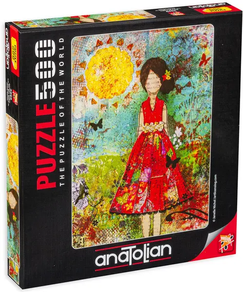 Puzzle Anatolian din 500 de piese - Fata la lumina soarelu, Janelle Nicole