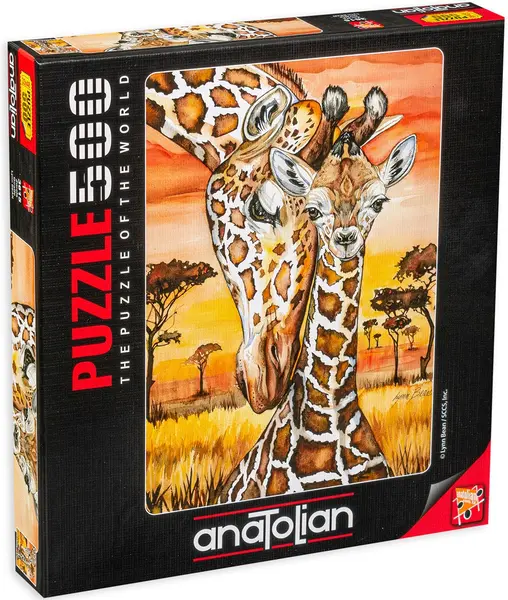 Puzzle Anatolian din 500 de piese - Girafa, Lynn Bean