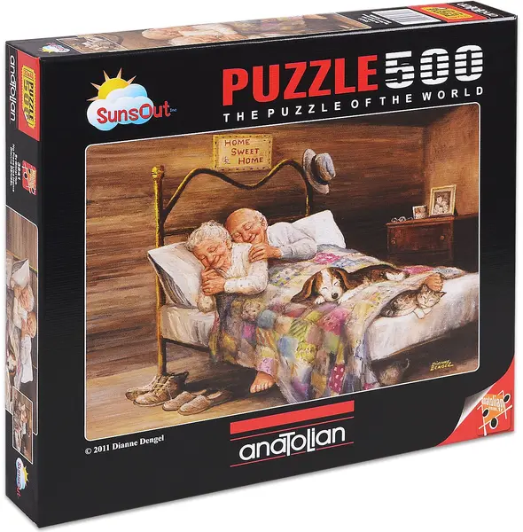 Puzzle Anatolian din 500 de piese - Nu este loc mai frumos ca acasa, Diane Dengel