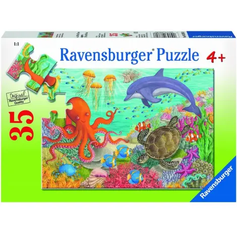PUZZLE ANIMALE DIN OCEAN, 35 PIESE