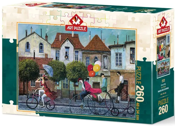 Puzzle Art Puzzle din 260 de piese - Unicycling