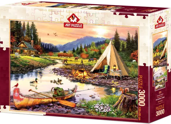 Puzzle Art Puzzle din 3000 de piese - Camping Friends