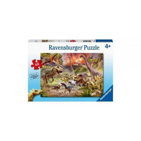 PUZZLE ATACUL DINOZAURILOR, 60 PIESE