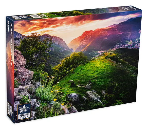 Puzzle Black Sea din 1000 de piese - Apus peste Balcani, Yordan Nedyalkov