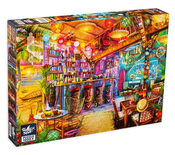 Puzzle Black Sea din 1000 de piese - Bar Exotic, Amy Stewart