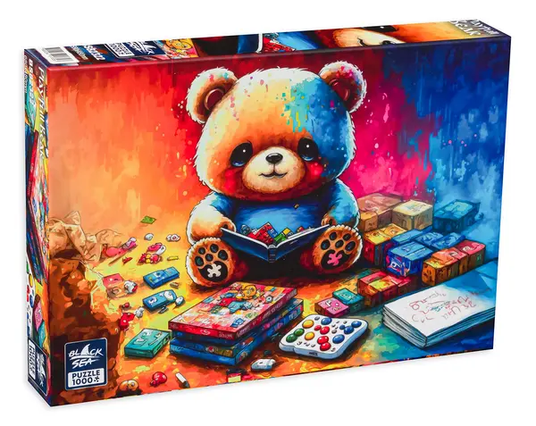Puzzle Black Sea din 1000 de piese - Ursulețul jucauș