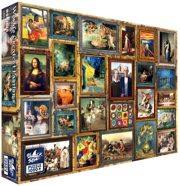 Puzzle Black Sea din 1000 piese - Cele mai mari picturi din lume