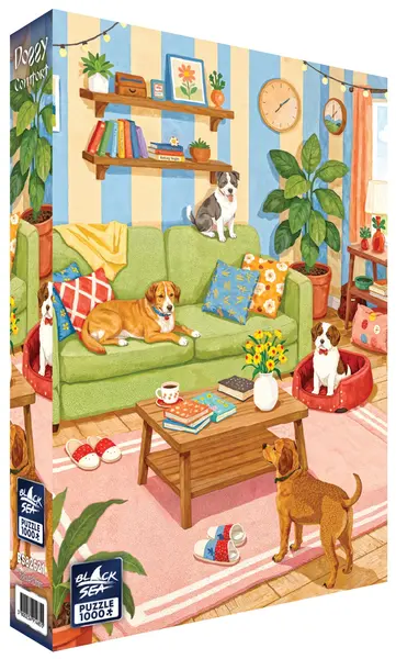 Puzzle Black Sea din 1000 piese - Confort canin