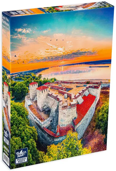 Puzzle Black Sea din 500 de piese - Cetatea Baba Vida, Vladislav Terziyski