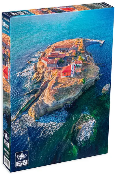 Puzzle Black Sea din 500 de piese - Insula „Sf. Anastasia”, Vladislav Terziyski