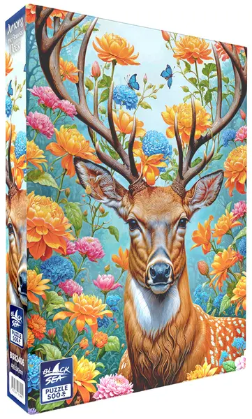 Puzzle Black Sea din 500 de piese - Printre flori