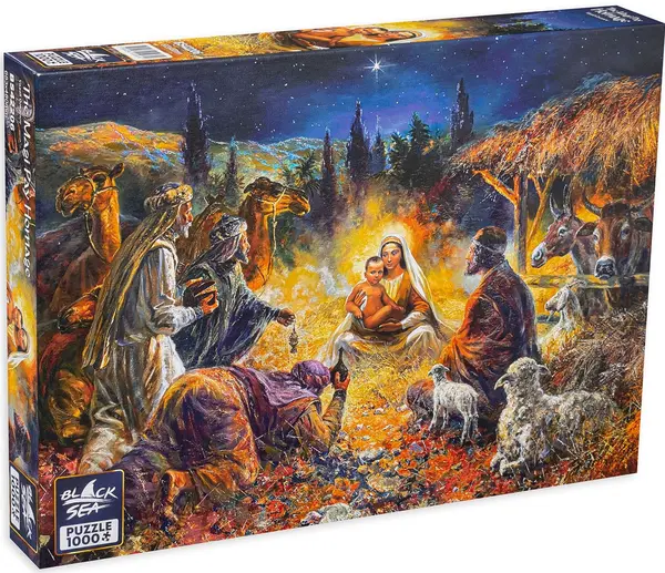 Puzzle Black Sea Premium din 1000 de piese - Adorația magilor