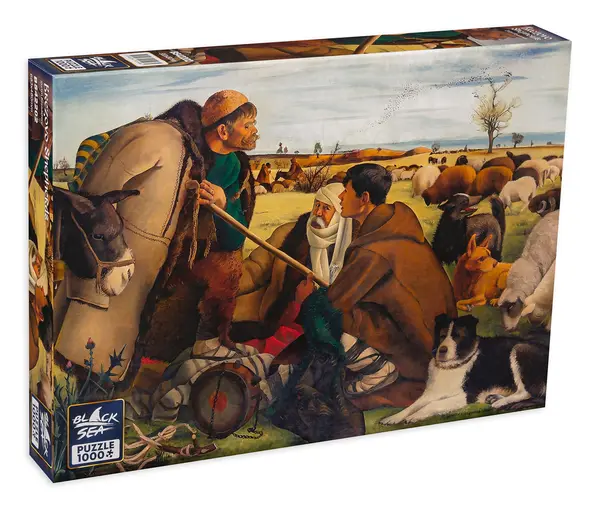 Puzzle Black Sea Premium din 1000 de piese - Ciobanii din Brezov