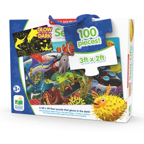 Puzzle care straluceste in intuneric The Learning Journey Viata Marina