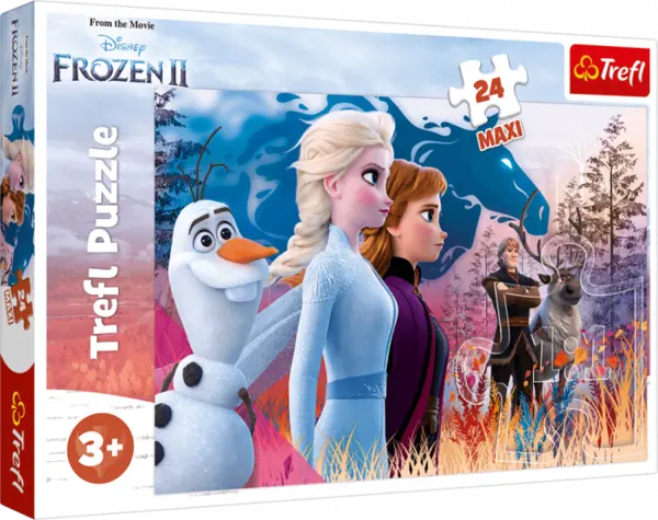 Puzzle carton 24 piese Frozen2 Magical journey,+3 ani