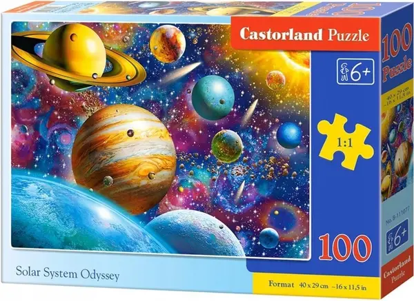 Puzzle Castorland din 100 de piese - Odiseea Sistemului Solar