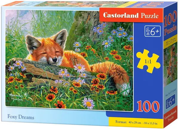 Puzzle Castorland din 100 de piese - Visele vulpoiului