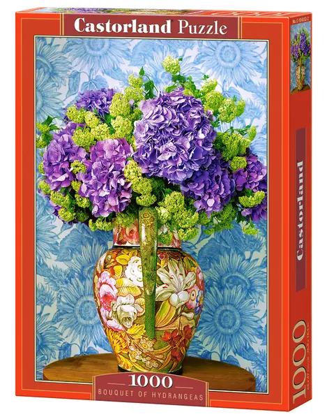 Puzzle Castorland din 1000 de piese - Buchet de Hortensii