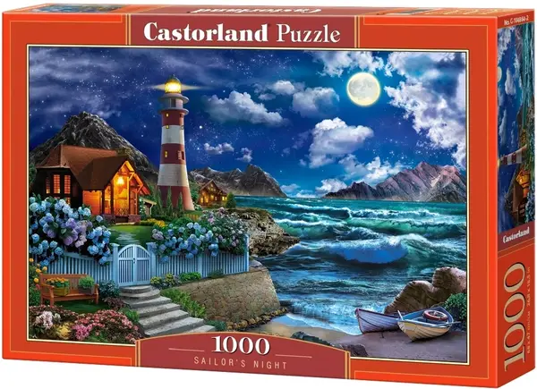 Puzzle Castorland din 1000 de piese - Noaptea marinarului