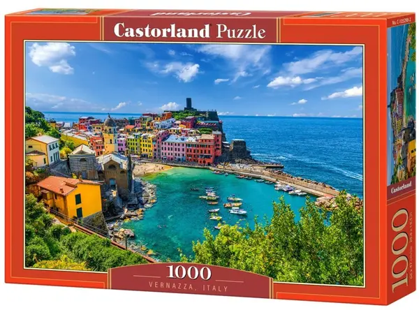 Puzzle Castorland din 1000 piese - Vernazza, Italia