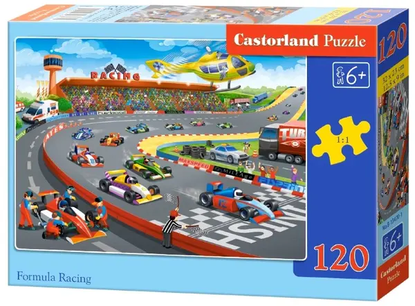 Puzzle Castorland din 120 de piese - Formula Racing