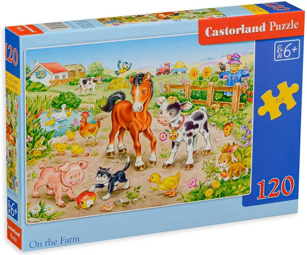 Puzzle Castorland din 120 de piese - On the Farm