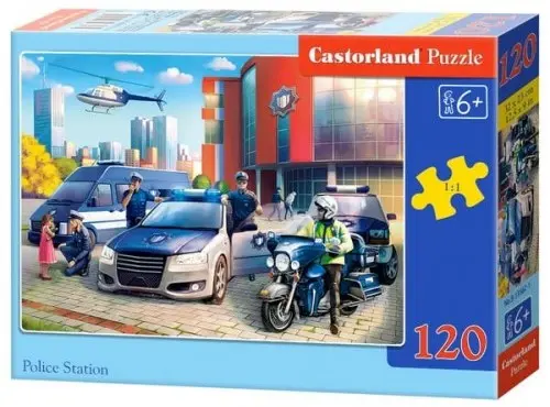Puzzle Castorland din 120 de piese - Politie