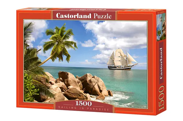 Puzzle Castorland din 1500 de piese - Inot in paradis