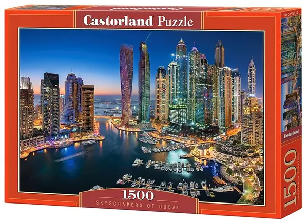Puzzle Castorland din 1500 de piese - Zgarie-nori in Dubai