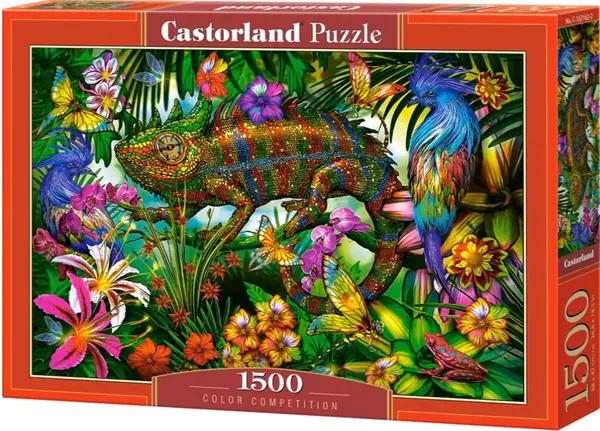 Puzzle Castorland din 1500 piese - Concurență de culoare