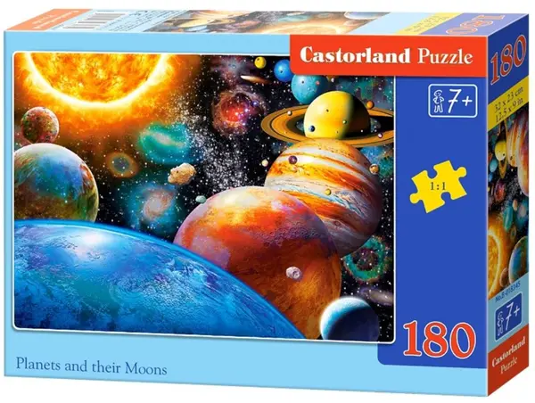 Puzzle Castorland din 180 de piese - Planets and their Moons