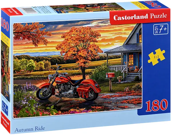 Puzzle Castorland din 180 piese - Plimbare de toamnă