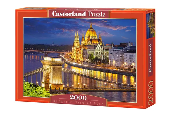 Puzzle Castorland din 2000 de piese - Budapesta noaptea