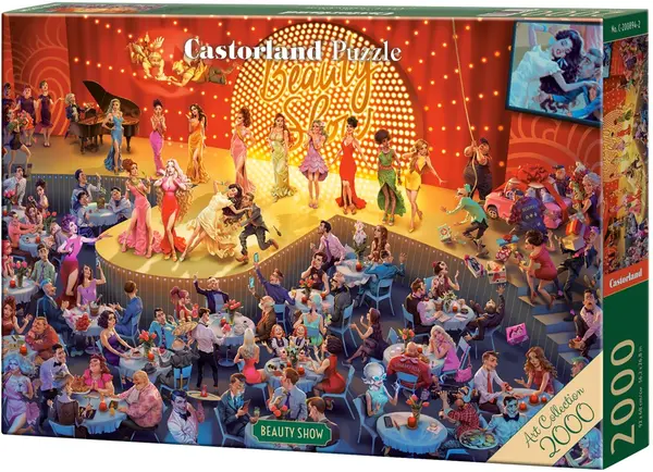 Puzzle Castorland din 2000 de piese - Concurs de frumusețe