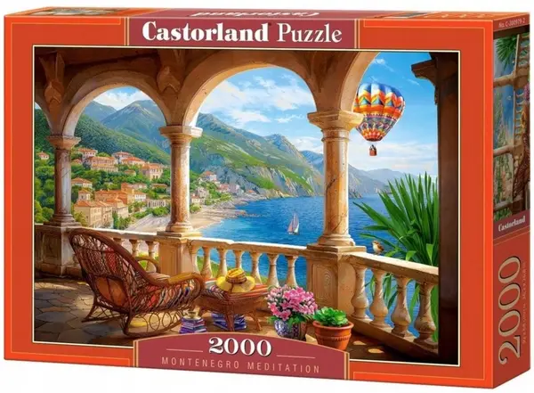 Puzzle Castorland din 2000 piese - Meditație în Muntenegru