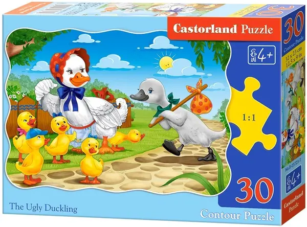 Puzzle Castorland din 30 de piese - Ratusca cea urata