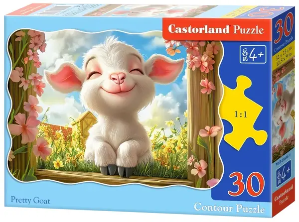 Puzzle Castorland din 30 piese - Capră drăguță