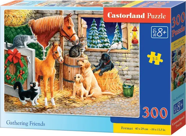 Puzzle Castorland din 300 de piese - Adunarea prietenilor