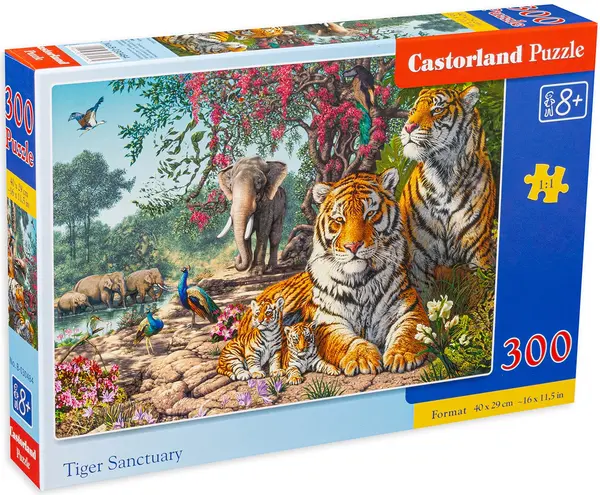 Puzzle Castorland din 300 de piese - Gardienii junglei