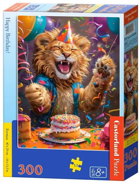 Puzzle Castorland din 300 piese - La mulți ani!