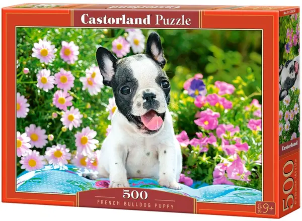 Puzzle Castorland din 500 de piese - Catelul in gradina