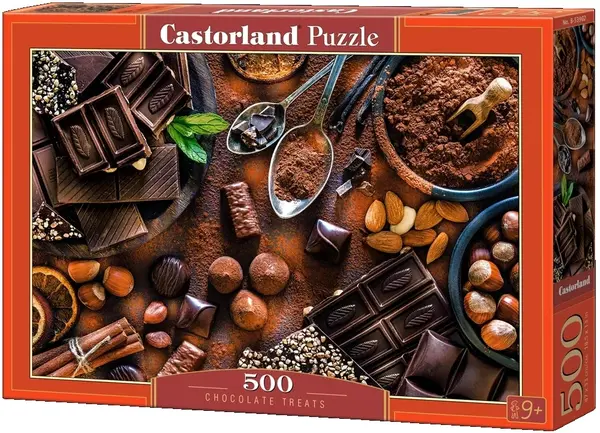 Puzzle Castorland din 500 de piese - Delicii ciocolată
