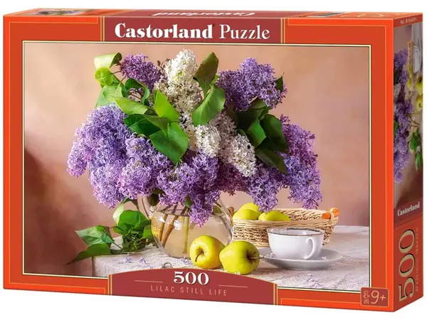 Puzzle Castorland din 500 piese - Natură statică cu liliac