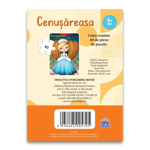 Puzzle: Cenusareasa | Didactica Publishing House